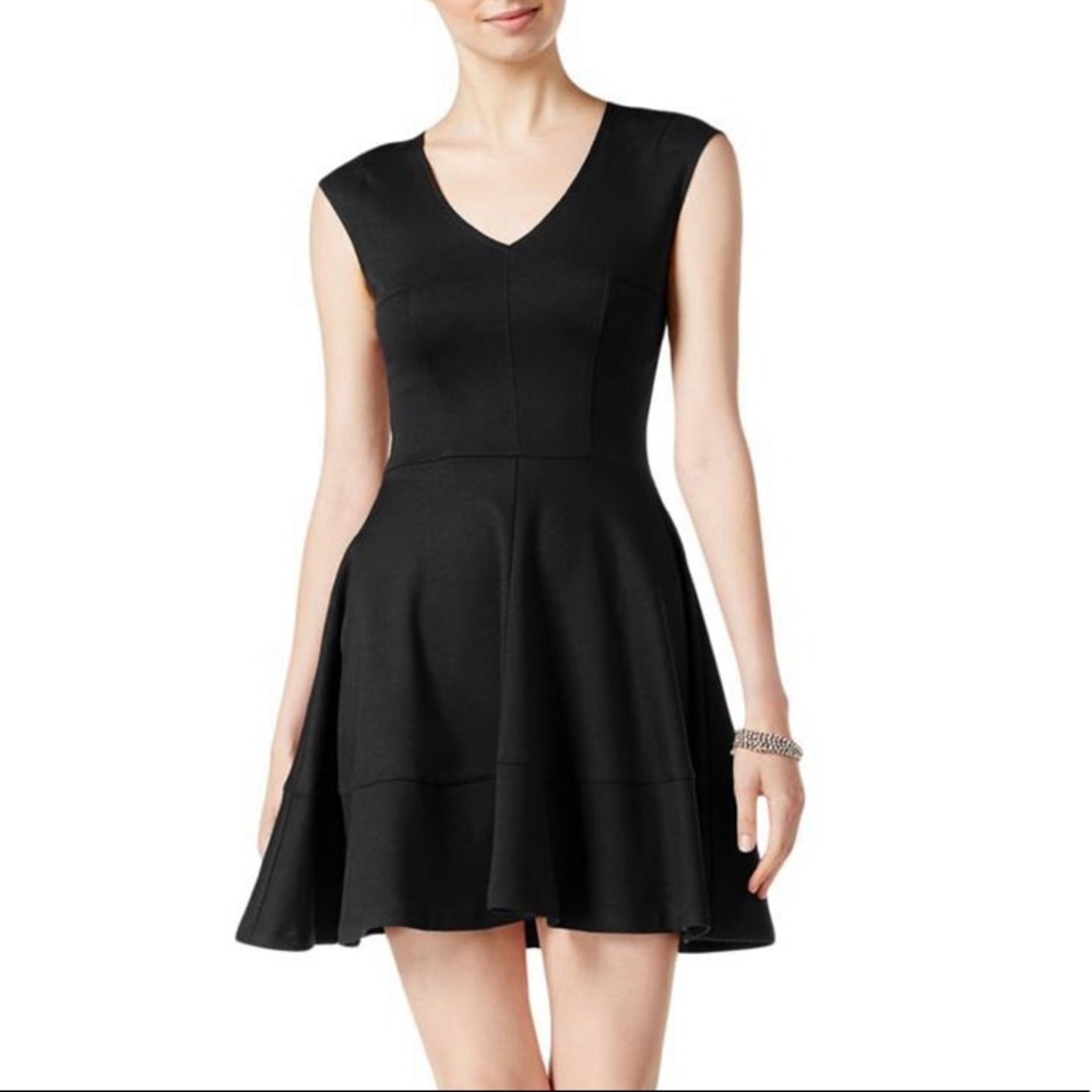 Bar III Black Dress